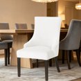 thumbnail image 2 of SUYOLL Stretch Wingback Dining Chair Cover Non- Elastic Removable Washable Chair Seat Slipcover For Kitchen Dining Room, 2 of 5