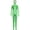 Green, variant on Girls' Halloween Full Body Jumpsuit with Open Face and Covered Hands Feet for Dance Stage Performance Costume, Stretchy Pink Bodysuit, 1 Pack