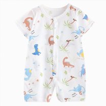 KPOPLK Unisex Baby Boy Girl 2/3 Pack Rompers Long Sleeve 2 Way Zipper One Piece Jumpsuits Clothes Sets(Blue,12-18 Months)