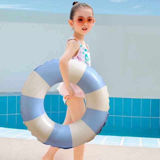Deportes Acuáticos Anillos de natación inflables flotantes para niños (70 azul)