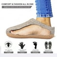 thumbnail image 6 of HaussimpleWool Unisex Wool Outdoor Slippers Color: Gray, Size: 9W, 6 of 6