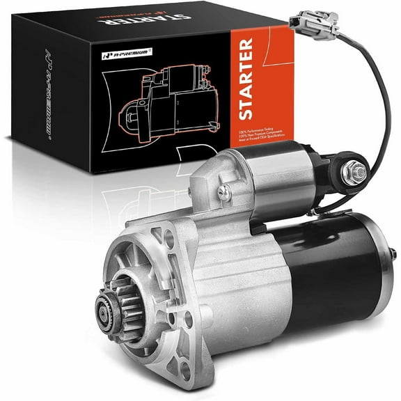 A-Premium Starter Motor Compatible with Nissan Rogue 2008-2013, Rogue Select 2014-2015, Sentra 2007-2012, L4 2.5L,12V 1.7KW 13 Teeth Clockwise, Replace# 23300-ET80A, 23300-ET80B