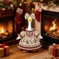 thumbnail image 3 of Qwtwty Christmas Goose Decor Outfit for 23" Lawn Statue, Funny Porch Goose Costume for Yard Lawn Outdoor Garden Patio Xmas Holiday Decor, 3 of 8