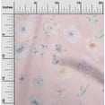 thumbnail image 1 of oneOone Cotton Poplin Fabric Flower Watercolor Printed Craft Fabric BTY 42 Inch Wide, 1 of 4