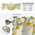 thumbnail image 6 of Tie Up Valance Curtain for Kitchen,Rustic Gnome Lemon Fruit Leaf Rod Pocket Short Curtains Adjustable Tie-Up Shade Valances,Tree Branch Retro Back Window Treatment for Bathroom Living Room Bedroom, 6 of 9