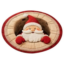 GQDIN Winter Door Mat Non Slip Christmas 3D Rug Outdoor Indoor Snowman Front Porch Rugs Christmas Door Mats Winter Decorations for Home Decor Gifts- Perfect for Outside Entrance Matt