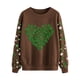 thumbnail image 2 of TaTaai St Patricks Day Sweatshirt Women Shamrock Long Sleeve Shirt Irish Festival Holiday Crewneck Causal Top Gift, 2 of 5
