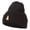 Black, variant on Candy Corn Embroidered Long Beanie - Black OSFM