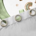 thumbnail image 4 of Castle Fairy Dragon Letter C Black Out Curtains for Kids,Cartoon Animal Curtains Pack of 2 (42x63 Each), 4 of 6