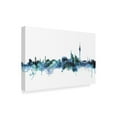 thumbnail image 2 of Trademark Fine Art 'Berlin Germany Skyline Blue' Canvas Art by Michael Tompsett, 2 of 4