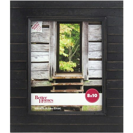 - Better Homes and Gardens Timbermound 8x10 Distressed Black Picture Frame