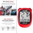 thumbnail image 4 of Odómetro impermeable Sharpla computadora para bicicleta rojo, 4 of 8