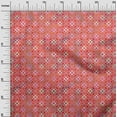 thumbnail image 2 of oneOone Viscose Jersey Red Fabric Batik Fabric For Sewing Printed Craft Fabric By The Yard 60 Inch Wide - B8, 2 of 5