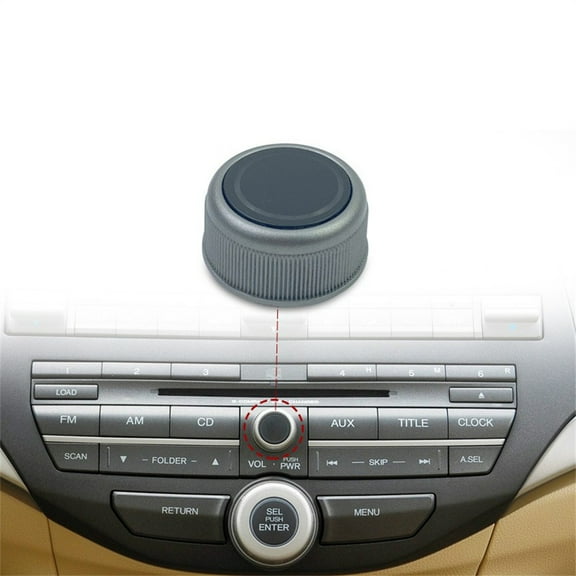 1pc Car Volume Knob 39103-TA0-A31 For Honda Accord 2008-2013 Crosstour 2011-2016