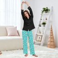 thumbnail image 6 of Dailycode Women's Pajama Pants Wide Leg Lounge Pj Bottoms With Pockets Dog Bones, 6 of 7