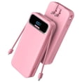 thumbnail image 1 of Cargador portátil Power Bank de 20000 mAh con cables integrados, 1 of 8