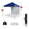 thumbnail image 5 of CROWN SHADES 8x8 Pop Up Canopy with 1 Side Wall One Push Setup Easy Outdoor Sun Shade for Events Parties Camping Navy Blue, 5 of 6