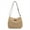 beige, variant on Summer Straw Crossbody Bag Women Beach Woven Shoulder Handbag Purse