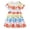 White, variant on Ulanda Toddler Girls Dress Cotton Casual Short Sleeve Striped Jersey Dresses Summer Cartoon Dinosaurs Appliques Shirt 2-7Y (White,6-7 Years)