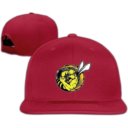 

Stylish Alabama State Hornets Logo Snapback Ajustable Flat Cap Ash