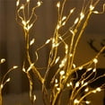 thumbnail image 4 of 17.7" Tabletop Bonsai Tree Light with 36 LED Copper Wire String Lights, DIY Artificial Tree Lamp, Battery/USB Operated, for Bedroom Desktop Christmas Party Indoor Decoration Lights (Warm White), 4 of 8