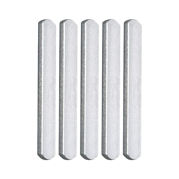 Soidarity 5 placas de acero largas ajustables plateadas para entrenamiento de pesas, chaleco con peso fácil de transportar y duradero Ropa Deportiva, Zapatos