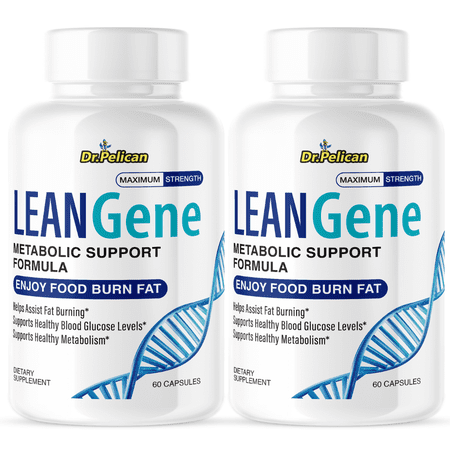LeanGene- Blood/Weight Support- 2 Bottles- 120 Capsules- Dr. Pelican