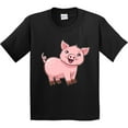 thumbnail image 3 of Inktastic Cute Pig Youth T-Shirt, 3 of 5