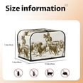 thumbnail image 5 of Lsque Cattle Drive By Two Cowboys Print 2 Slice Toaster Cover , Kitchen Appliance Dustproof Protector , Toaster Protector Dustproof Kitchen Appliance Cover, 5 of 7