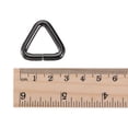 thumbnail image 5 of Unique Bargains 20mm Inner Width Triangle Ring Buckle Iron Electroplated Dark Gray 20 Pack, 5 of 5