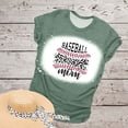 thumbnail image 2 of Mujeres Casual Béisbol Mamá Tie-dyed Impreso Manga corta Cuello redondo Pullover Blusa Camiseta Tops OAVQHLG3B Store lin121212, 2 of 5