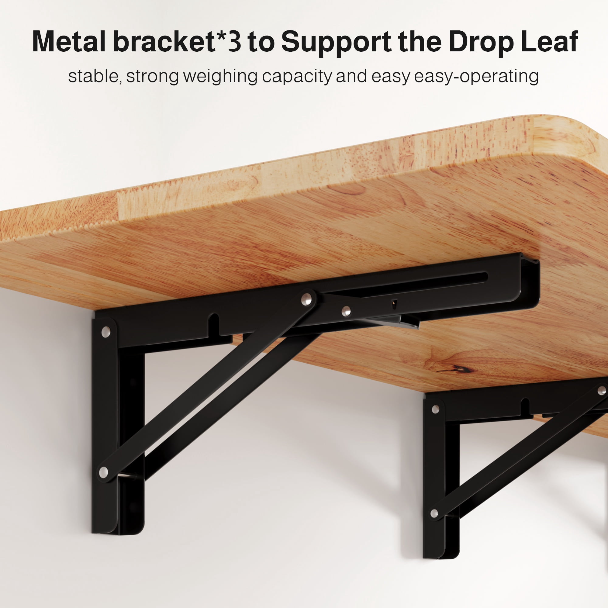 Noelse Rolling Kitchen Island Table with Storage, Drop Leaf Countertop, Kitchen Island with Wheels, Spice Rack & Towel Bar, White
