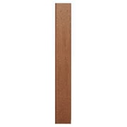 Concepts in Wood 12 Shelf Double Wide Wood Bookcase, 84 inch Tall - Oak Finish