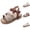 Brown, variant on Toddler Girls Sandals Open Toe Floral Bow Comfortable Outdoor Play Shoes for 8.5 Toddler