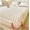 Beige, variant on Velvet Fitted Sheet, Soft Plush Fitted Sheet Bedspread, Winter Warm Thickened Fitted Bed Sheet, Soft Plush Bedcover Mattress Cover with Elastic, Bedsheet Bed Sheet Mattress Protector