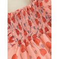 thumbnail image 6 of Bslissey Little Girls Valentine's Day Dress Sleeveless Heart Print Ruched A-line Dress Toddler Summer Casual Princess Dress Kids Sweet Party Dress 2T 3T 4T 5T 6T, 6 of 7