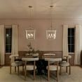 thumbnail image 3 of 52619CPZWH Kichler Lighting Delvin - 4 Light Pendant In Traditional Style-24 Inches Tall and 16 Inches Wide-Champagne Bronze/White Finish, 3 of 8