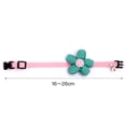 thumbnail image 3 of 2PCS Flower Cat Collar Bell Design Adjustable Pet Neck Collar Kitten Collar, 3 of 10