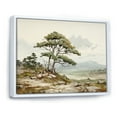 thumbnail image 2 of Designart "Pine Tree euphony Of I" Floral Floater Framed Wall Decor, 2 of 7
