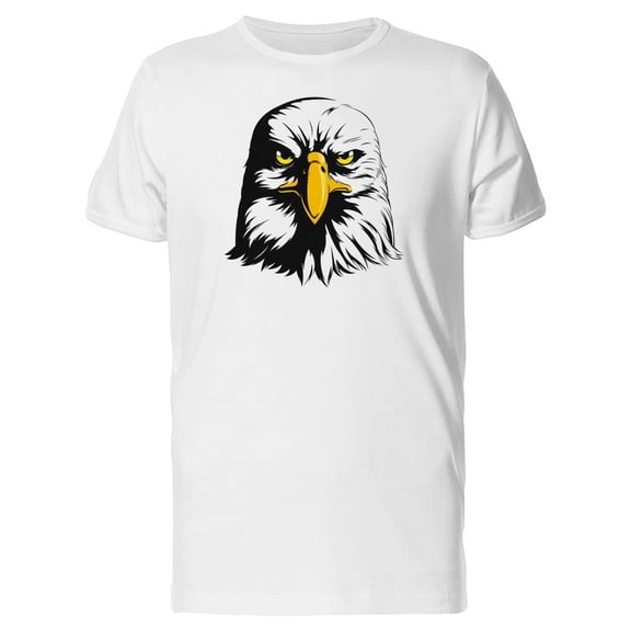 Menacing Eagle Head T-Shirt Men -Image by Shutterstock, Male 4X-Large