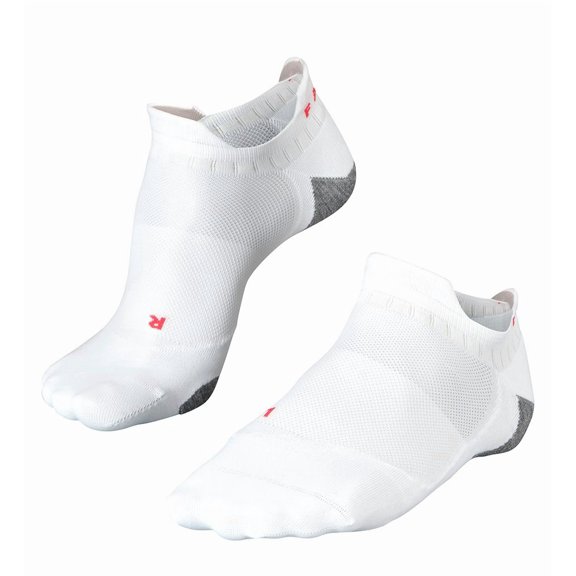 Men's Falke 16731 RU5 Invisible Lightweight Padded Run Sock (White S)