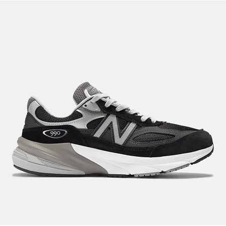 New Balance 990v6 M990BK6 Sneaker Men's US 9 Black Suede Lifestyle Shoes RHS2881