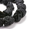 thumbnail image 3 of 1Strand Natural Tektite Beads Strands Rough Raw Stone 21~25x15~19x9~19mm Hole: 0.8mm about 20pcs/Strand 15.94 inch(40.5cm), 3 of 3