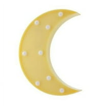 Charmed Moon 3D LED Night Lights Warm White Lights 9.5"