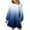 Blue, variant on Swuxness Women Long Sleeves Shirts Dress, Women Fall Dress, Women's Solid Color Lapel Zipper Slim Long Sleeve Knit Dress Red, XXL