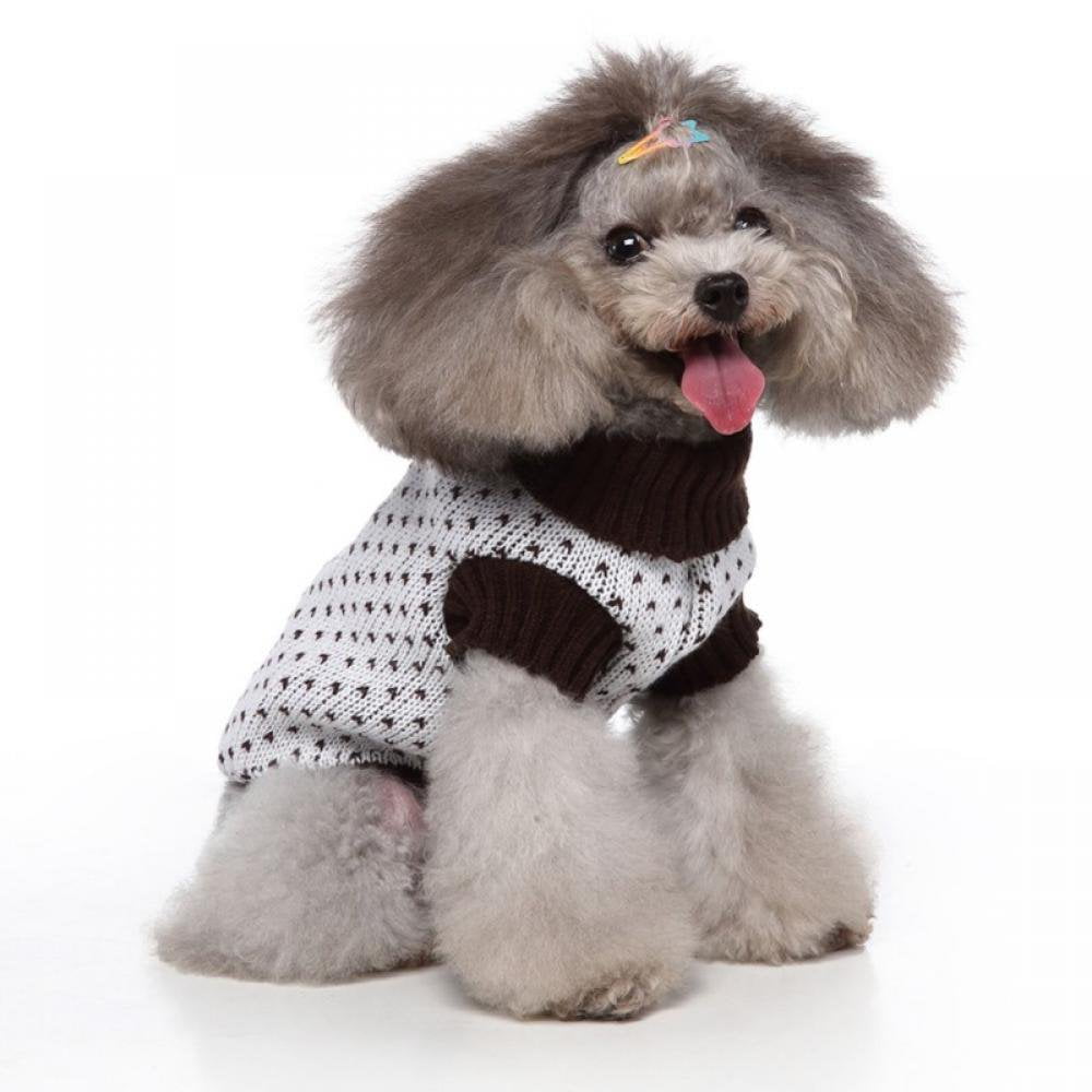 Wuffmeow Chiot Chien Pull Chaud Vêtements Petits Chiens Costume