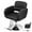 Black, variant on Hydraulic Hair Salon Chair Swivel Stool, 360-Degree Rotation Height Adjustable Barber Chair, Strong Load Bearing Rolling Swivel Hair Salon Chair with Hydraulic Pump Lorelo