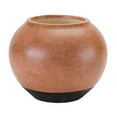 thumbnail image 2 of Melrose Two Tone Urn Ceramic Vase - 8.75" - Brown and Black, 2 of 3