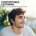 thumbnail image 4 of TOZO Agile Solo Mini Wireless In-Ear Light Weight Earbuds Bluetooth 5.3, IPX4 Waterproof, Black, 4 of 6