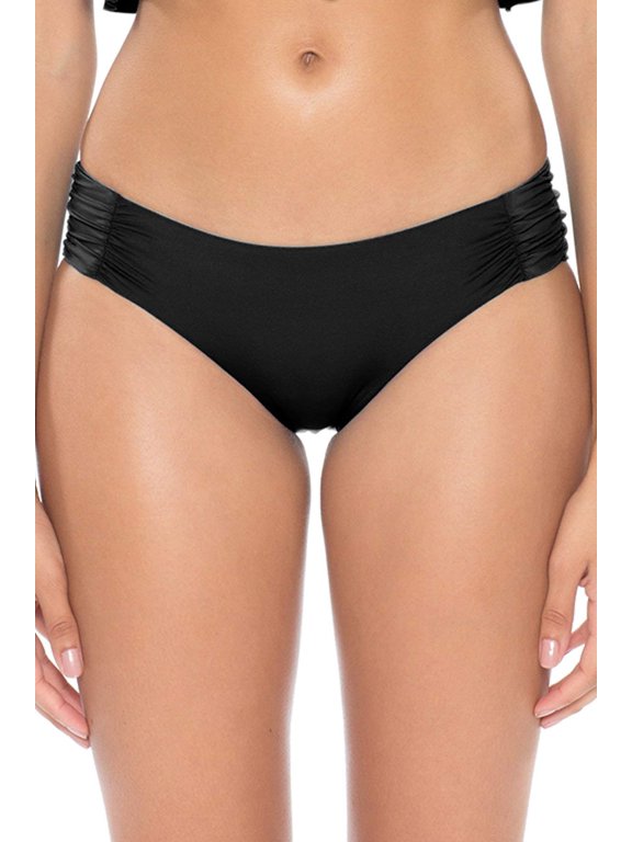 Women's Under The Sun Bikini Swim Bottom Separates Swimsuit (M, Black)